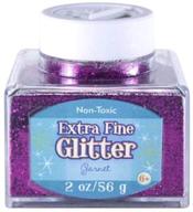 💎 sulyn 2oz. garnet glitter stacker jar: brilliant sparkles at your fingertips! logo