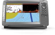 lowrance hook2 9 - 9-inch fish finder with splitshot transducer & us/canada navionics+ map card... logo