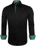 👔 alizeal dark green men's clothing: business patchwork collection (size l) logo