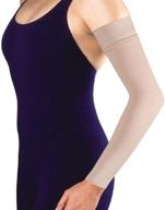 👕 jobst bella lite women's 20-30 mmhg arm sleeve with silicone top band - size medium: compression sleeve for improved circulation and support логотип