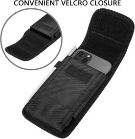 img 2 attached to Optimized Universal Smartphone Pouch Case with Belt Clip - 5.8~6.7 inch Compatible with iPhone X, Xs, XR, 11, 11 Pro, 8, 7, 6 Plus, and More