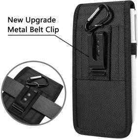 img 3 attached to Optimized Universal Smartphone Pouch Case with Belt Clip - 5.8~6.7 inch Compatible with iPhone X, Xs, XR, 11, 11 Pro, 8, 7, 6 Plus, and More