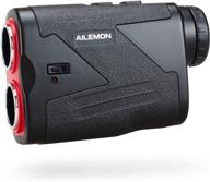 ailemon 6x golf range finder with slope switch and speed function - tournament legal 1000/1200 yard laser rangefinder with scan and flagpole lock logo