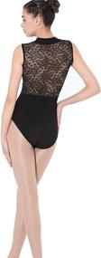 img 2 attached to Limiles Womens Zip Front Ballet Leotards