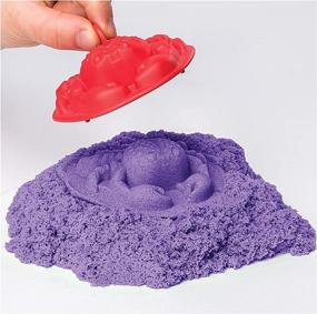 img 1 attached to Unleash creativity with the Purple Kinetic Sand Sandbox Playset