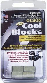 img 1 attached to 🔧 Enhance Your Band Saw Performance with OLSON SAW CB50050BL Cool Blocks - Must-Have 14" Band Saw Accessory!