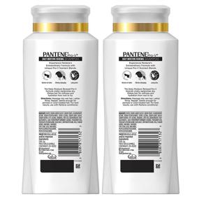 img 4 attached to 💧 Pantene Pro-V Daily Moisture Renewal Shampoo for Dry Hair Twin Pack - 25.4 Fl Oz Ideal for Hydration