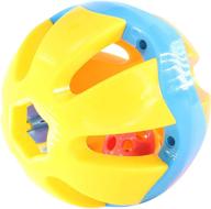 🎾 bonka bird toys 2008: large 5" plastic pet ball parrot foraging toy for macaws, cockatoos, cats, small dogs & infants logo
