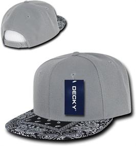 img 1 attached to DECKY Bandanna Snapback: Uniting Style and Comfort in One Trendy Hat