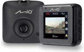 img 4 attached to 🚗 Mio MiVue C320 - Мини-видеорегистратор для автомобиля с функцией безопасности, запись в формате 1080p Full HD, широкоугольный объектив 130° - Автоматическое включение при включении питания + Г-сенсор для аварийного резервирования - Запись при низком освещении.