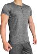 👕 togym men's slim fit button henley shirts: trendy and fashionable shirts for men logo