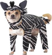 🦓 california costumes pet zebra dog costume: strut in stripes with this unique outfit! логотип