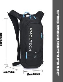 img 2 attached to 🚴 RMCLTECH Cycling Backpack: Versatile 6L Daypack for Outdoor Sports, Hiking, and Running - Ideal for Men and Women