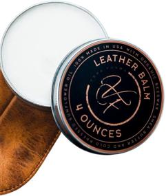 img 4 attached to 🧴 Premium 4oz Leather Balm: Expertly Formulated by Professional Leathersmith I Made in USA I 100% Organic I Repair, Protect, Polish & Smooth Leather Accessories