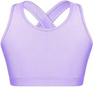 hansber metallic sleeveless sports performance girls' clothing in active logo