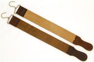 🪒 snake eye tactical straight razor strop - 20" barber strop for effective leather sharpening (1pc) logo
