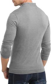 img 2 attached to Повседневные футболки Esobo Henley Clothing