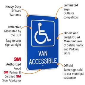 img 1 attached to 🚧 Enhanced Safety with the Accessible SmartSign Engineer: Reflective Aluminum Occupational Health & Safety Products