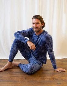 img 1 attached to Leveret Pajamas Piece Cotton Tiedye Men's Clothing