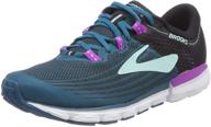 brooks womens neuro lagoon purple logo