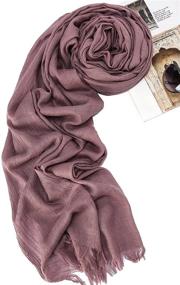 img 1 attached to 🧣 Discover the Finest Women's Scarves & Wraps: Premium Women Extreme Season Choice Accessories