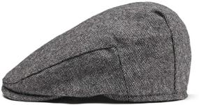 img 2 attached to 🧢 JANGOUL Kids Wool Tweed Flat Cap Herringbone - Stylish Boy Girl Newsboy Caps for Infants, Toddlers, Children and Youths - Trendy Beret Hat Ivy Gatsby Cap