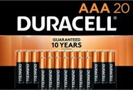 🔋 прочные батарейки duracell coppertop aaa щелочные - долговечные, универсальные батарейки типа ааа для использования дома и в офисе - набор из 20шт логотип