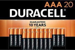 img 4 attached to 🔋 Прочные батарейки Duracell CopperTop AAA щелочные - долговечные, универсальные батарейки типа ААА для использования дома и в офисе - набор из 20шт