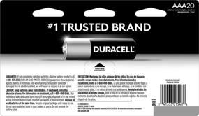 img 3 attached to 🔋 Прочные батарейки Duracell CopperTop AAA щелочные - долговечные, универсальные батарейки типа ААА для использования дома и в офисе - набор из 20шт