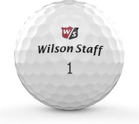 img 2 attached to 🏌️ White Wilson Staff DUO Golf Ball - Ideal for Professional Golfers