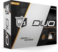 🏌️ white wilson staff duo golf ball - ideal for professional golfers логотип