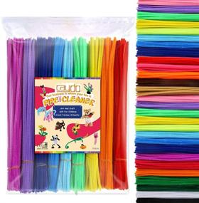 img 4 attached to 🧵 Caydo 360 Pipe Cleaners - 40 Colored Chenille Stems for Art and Crafts, Children’s Craft Supplies (6mm x 12 inch)