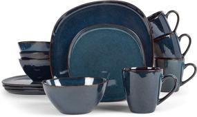 img 4 attached to 🍽️ Glamorous Elanze Designs Glossy Ceramic Dinnerware: A Perfect Blend of Elegance and Functionality