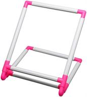 🧵 efficient and versatile lzttyee universal embroidery clip frame: ideal cross stitch hoop sewing stand for quilting, needlepoint, and silk-painting logo