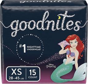 img 4 attached to 🩲 XS GoodNites Bedtime Bedwetting Underwear for Girls, 15 Ct. (Packaging May Vary)