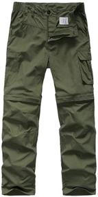 img 4 attached to 👖 Active Boys' Clothing: Waterproof Outdoor Convertible Trousers for Climbing