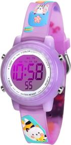img 4 attached to WUTAN Watches: Adorable and Waterproof Kids' Sport Watches for Girls and Boys