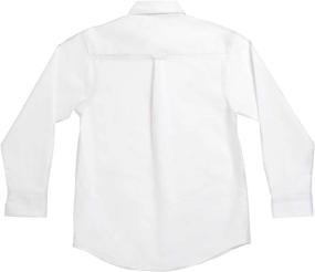 img 2 attached to 👕 Nautica Boys' Solid Long-Sleeve Button-Down Shirt - Classic Style and Quality