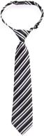 👔 retreez retro stripe microfiber pre tied neckties for boys' accessories logo