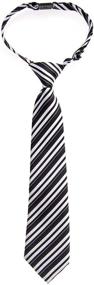img 2 attached to 👔 Retreez Retro Stripe Microfiber Pre Tied Neckties for Boys' Accessories