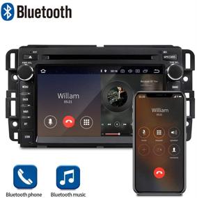 img 3 attached to 🚗 Android 10.0 Double Din DVD Player Bluetooth Car Stereo Radio with In-Dash Navigation for GMC Sierra Yukon Chevrolet Buick Chevy Silverado – 7 inch HD Touchscreen