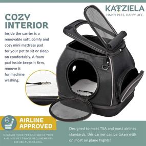 img 2 attached to Katziela Expandable Bottom Pet Carrier