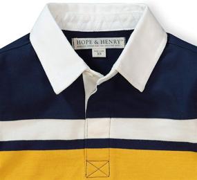 img 2 attached to Stylish and Durable: Hope Henry Sleeve Rugby Shirt for Boys' Tops, Tees & Shirts