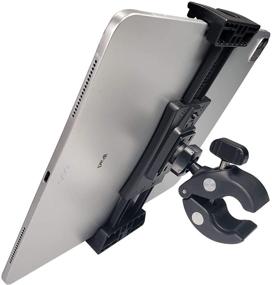 img 3 attached to Крепление для планшета Atoptek iPad Mount Tablet Holder Stand Clamp для спортивного оборудования - идеально подходит для iPad Pro, Air, Mini и Galaxy Tab - совместимо с планшетными телефонами от 3,5 до 13,5 дюйма.