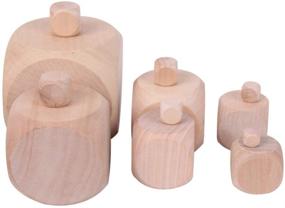 img 2 attached to 🎲 Milisten 20pcs Wooden Cubes Crafts Blank Dice Set - Perfect for Puzzle Making Crafts and DIY Projects (25mm)