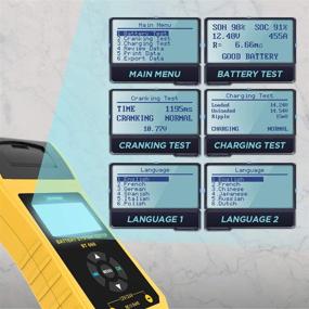 img 2 attached to 🔋 ОПТИМИЗЕР BT660 12V/24V Тестер нагрузки и анализатор батареи с встроенным принтером для автомобильных батарей Flooded CCA 100-3000. Комплексная проверка здоровья батареи, печать данных, тестирование системы пуска и зарядки.