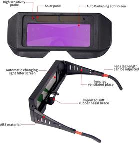 img 2 attached to TOVIA Glasses Protective Darkening Adjustable