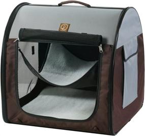 img 1 attached to 🐾 Fabric Portable Pet Kennel by One for Pets