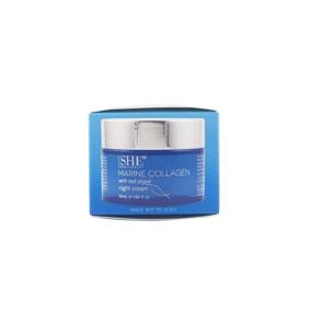 img 2 attached to 🌊 Revitalize Skin with Om SHE Aromatherapy Marine Collagen & Red Algae Night Cream