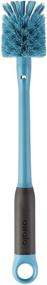 img 3 attached to Owala 2-in-1 Water Bottle & Straw Cleaning Brush, Smokey Blue (C04745)